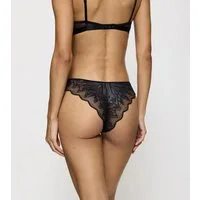 Triumph Tai-Slip Crazy Stupid Love Spitzendetails, Stretch-Satin, hoher Beinausschnitt, elastisch