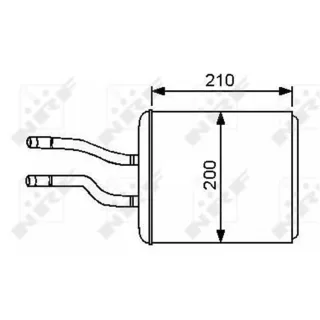 NRF W?rmetauscher Alfa Romeo 147 156 Gt