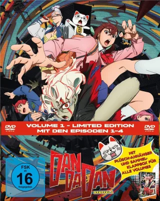 DAN DA DAN - Staffel 1 Volume 1 LTD. - Mit Plüsch-Anhänger und Sammelklappbox für alle Volumes