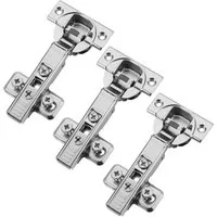 blum Möbelbeschlag Topfband 110° mit BLUMOTION Dämpfung & Schließautomatik (Spar-Set, 3 St), Eckanschlag 71B3550 inkl. Montageplatte 173L8100