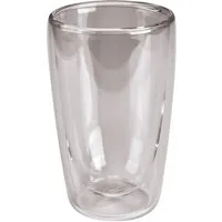 Dimono Latte-Macchiato-Tasse Doppelwandiges Trinkglas 450ml – Latte-Macchiatogläser Borosilikat Set, 2-tlg., Borosilikat-Glas, Wasser- Longdrink- & Cocktailgläser