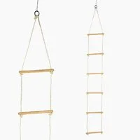 Small Foot Kletterwand Strickleiter Robin, (packung, 1-St., set), Belastbar bis 75 kg – perfekt für kleine Abenteurer