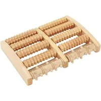 Youyijia Massagegerät Fußmassageroller Holz Plantarfasziitis Leicht und leise Fuß
