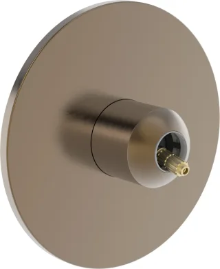 Hansa Sichtteil f. einen Abgang HANSA 8261, Rosette rund Bronze gebürstet, 8261902081 8261902081
