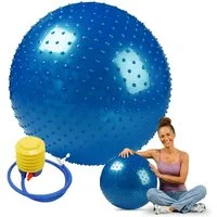 Endless Yogaball Gymnastikball groß, PVC Fitnessball mit Luftpumpe, platzsicher (Sowohl für Männer als auch für Frauen, Sowohl für Männer als auch für Frauen), Balance Ball Stuhl für Fitness Workout Stabilität Pilates