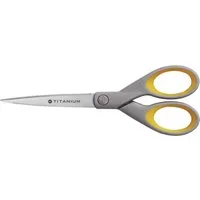 WESTCOTT Universalschere 00 Schere Titanium Super rostfrei abgerundet gerade asymmetrisch grau