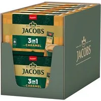 JACOBS Kaffee Löskaffee 3in1 Typ Caramel Instantkaffee 12 x 10 = 120 Getränke, (Packung, 12er Pack)