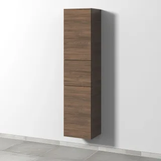 Sanipa 3way Hochschrank mit 2 Türen und 1 Auszug, Eiche-Arizona SM10480