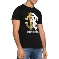 roberto cavalli T-Shirt Firenze RC Logo Slim Fit Shirt Haupt- und luxuriöseste Linie der Marke