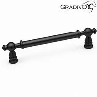 Gradivo Möbelgriff Schrankgriff Bügelgriff 952 - Schwarz, 96 mm
