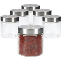 MamboCat Vorratsglas 6er Set Bera Vorratsglas 0.8L, Glas