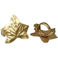 Liedeco Dekoklammer Blatt, Gardinen, Vorhänge, (Packung, 2-St), für Gardinen, Vorhänge