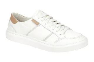 UGG 1130775 BRWH Alameda Lace Damen Sneaker Wei? Glattleder Gummisohle heraus...