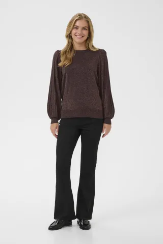 Strickpullover KAregina Strickpullover Regular fit dark brown