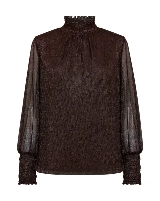 MOS MOSH - MMXimena Glam LS blouse bracken - Gr. - L