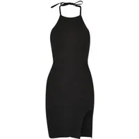 URBAN CLASSICS Shirtkleid Urban Classics Damen Ladies Rib Knit Neckholder Dress (1-tlg)