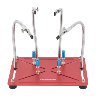 Flexible PCB Holder Soldering Tool Soldering Hand Set Heat Resistant Metal Arms Stainless Steel Base Adjustable Clamping