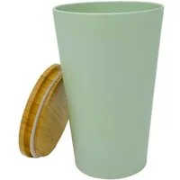 KeMar Kitchenware Tischrestebehälter Tischabfalleimer mit Deckel