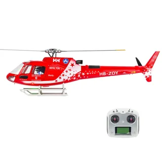 FLY WING Squirrel-AS350 2.4G 6CH 3D Flying Three Rotor Blade GPS Hover One Key Return Scale RC Helicopter RTF With ACE F