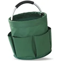 Maximex Organizer Universal-Reinigungs-Caddy (1 St), mit 6 Außentaschen für Gartenwerkzeug, großes Hauptfach, faltbar, 16 l