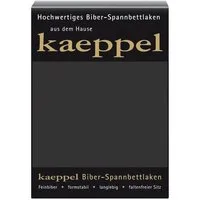 Kaeppel Spannbettlaken Spannbettlaken Biber, Biber, Gummizug: rundum, (1 Stück), 100% Baumwolle, kuschelig weich ideal für Winter