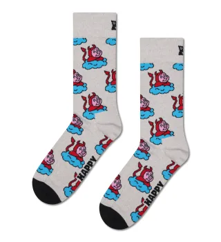 happy socks - Bad Pig Sock Grau - Gr. - 43.5
