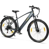 Eleglide E-Bike Trekkingrad T1 Step-Over mit 250-W-Motor, 27,5-Zoll-Rädern, 561,6 Wh Akku, 7 Gang Shimano, Heckmotor, 468 Wh, 27.5"x17.5", 36V 13Ah, 468Wh, 100 km (Unterstützungsmodus)