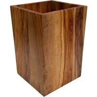 medina mood Kochbesteckhalter "The Cube" Zeitloser Küchenutensilienhalter aus Olivenholz, (1-tlg)