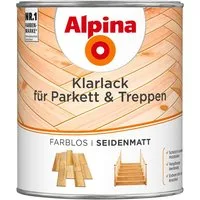 Alpina Treppen- und Parkettlack Klarlack für Parkett & Treppen