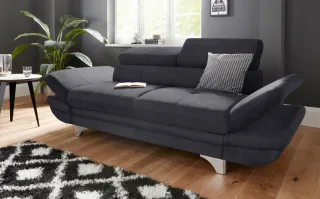 COTTA 2-Sitzer "Enterprise" Big-Sofa, mit Armteilverstellung & Kopfteilverstellung