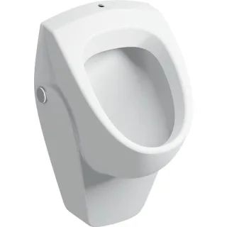 Geberit Urinal Renova Nr.1, Zulauf von oben, B: 360, T: 370 mm, 235200600, weiss mit Kerat 235200600