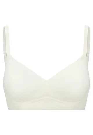 SCHIESSER - Soft BH mit Schale off-white - Gr. - 80C