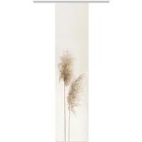 Vision S Schiebegardine 80922 Schiebegardine IRLOS, Digitaldurck, Seidenoptik, 260x60 cm (1 St), Paneelwagen, transparent, Polyester