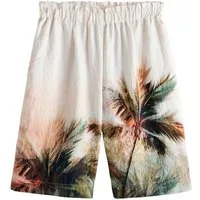 Next Bermudas Bermudashorts mit Palmen-Print (1-tlg)