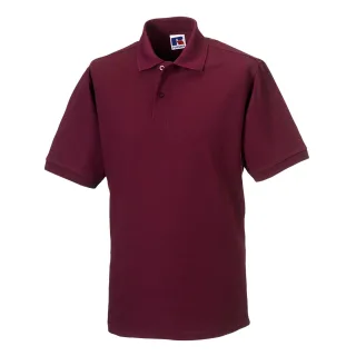 Russell - Poloshirt Strapazierfähig für Herren (Burgunderrot)