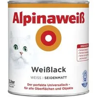 Alpina Weißlack Alpinaweiß Weißlack 2 L alpinaweiß seidenmatt