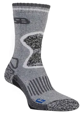 2 Paar Damen gepolstert Wolle Mischung Wandern Socken mit Arch Support