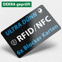 valonic Etui valonic - RFID Blockerkarte, DEKRA geprüft, ultra dünn