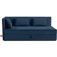 KONSIMO® Boxspringbett ROTI Daybett, Tagesbett, Jugendbett, 90 cm x 200 cm (1-Person Boxspringbett), hergestellt in der EU, inklusive Kissen, mit großem Bettkasten