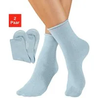 Copenhagen Studios Socken (Packung, 2-Paar) mit glitzernden Metallfäden