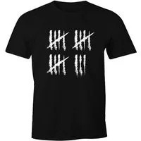 MoonWorks Print-Shirt Herren T-Shirt 18 Geburtstag Strichliste Striche Jubiläum Jahrgang mit Print