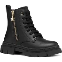 Geox J KARSYN GIRL Schnürboots Stiefelette mit Außenreißverschluss, Größenschablone zum Download