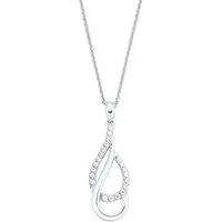 Amor Kette mit Anhänger Tropfen, mit Zirkonia (synth)