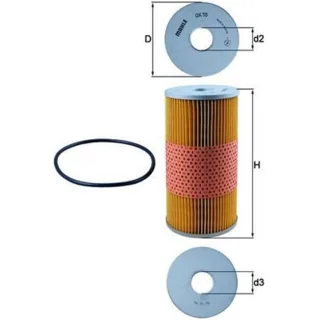 Mahle ?lfilter  OX55D