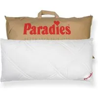 Paradies Kopfkissen Softy Top Plus, Kissen mit versteppter Hülle und Reißverschluss, Füllung: 100% Polyester, Bezug: Baumwolle, Kopfkissen 40 x 80 cm