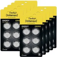 Intenso Intenso Knopfzelle CR2032 3 V 60 St. 220 mAh Lithium 7502436MP Knopfzelle