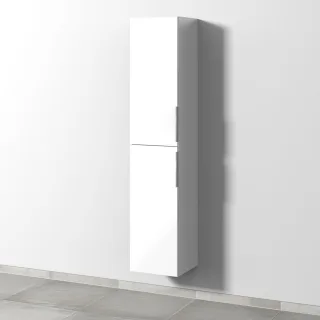 Sanipa 3way Hochschrank mit 2 Türen, Weiß-Glanz UF09278