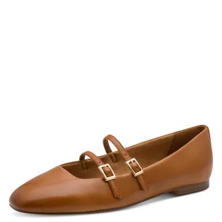 Tamaris - Da.-Ballerina cognac - Gr. - 42