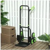 Durhand Sackkarre Treppensteiger, (Packung, 1-St., Klappbare Treppensteiger-Sackkarre), klappbar, Treppensteiger, 6 Räder, Stahlrahmen