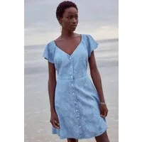 Next Minikleid Lyocell Denim-Minikleid (1-tlg)